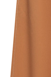 Camel Tailored Wide-Leg Pants