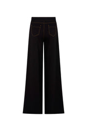 Black Ultra-Wide-Leg