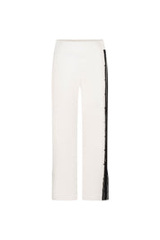 Pantalón Jogging Cinta Pespunte Nácar