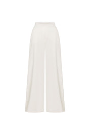 Milo Ivory Wide-Leg Trousers