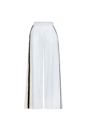 Milo Braid-Trim Trousers — Nacar