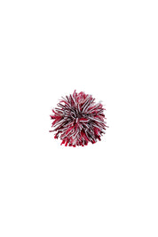 Red Pompom Brooch