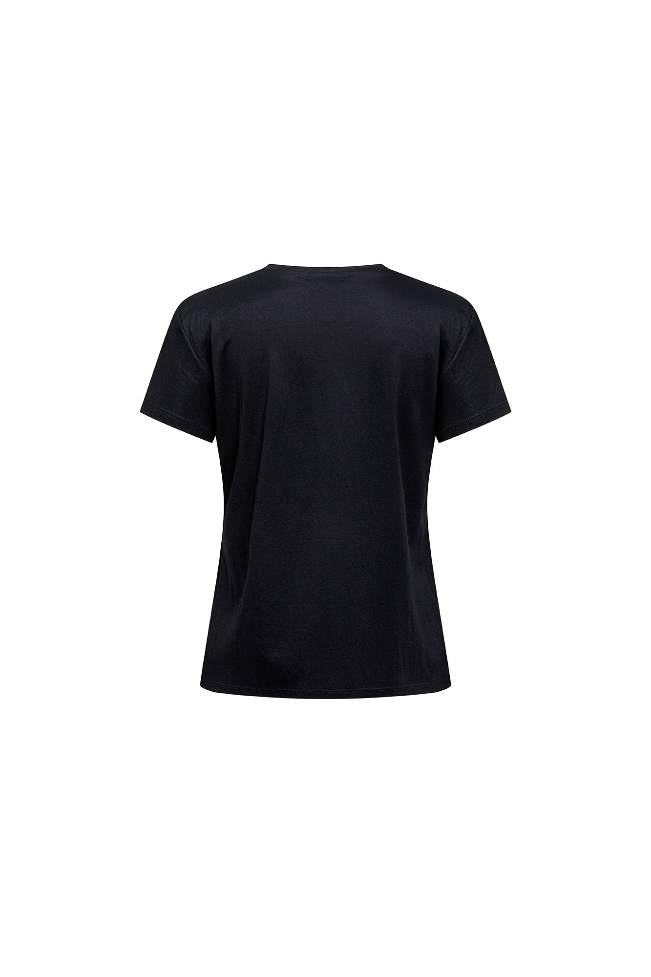 The Azulejo — Embroidered Hummingbird Black T-shirt