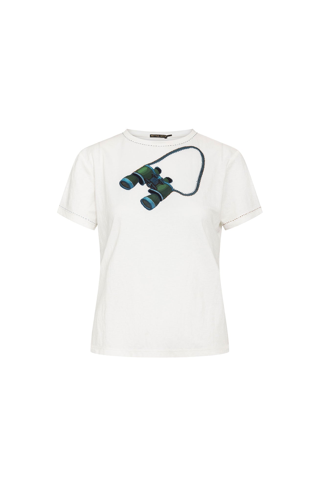 T-Shirt Basic Binoculars — Ivory
