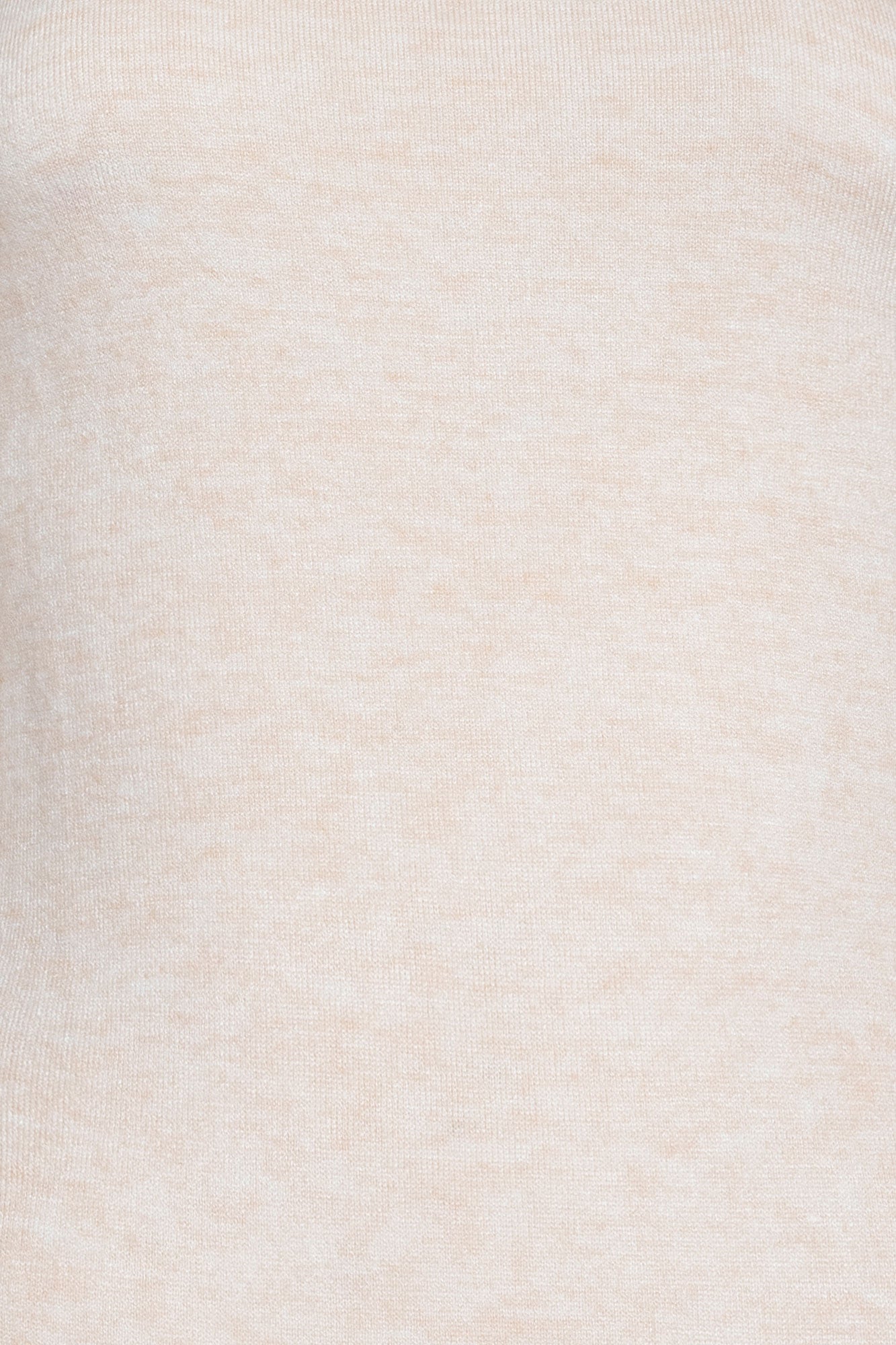 Sand Long-Sleeve Keyhole Neck Top
