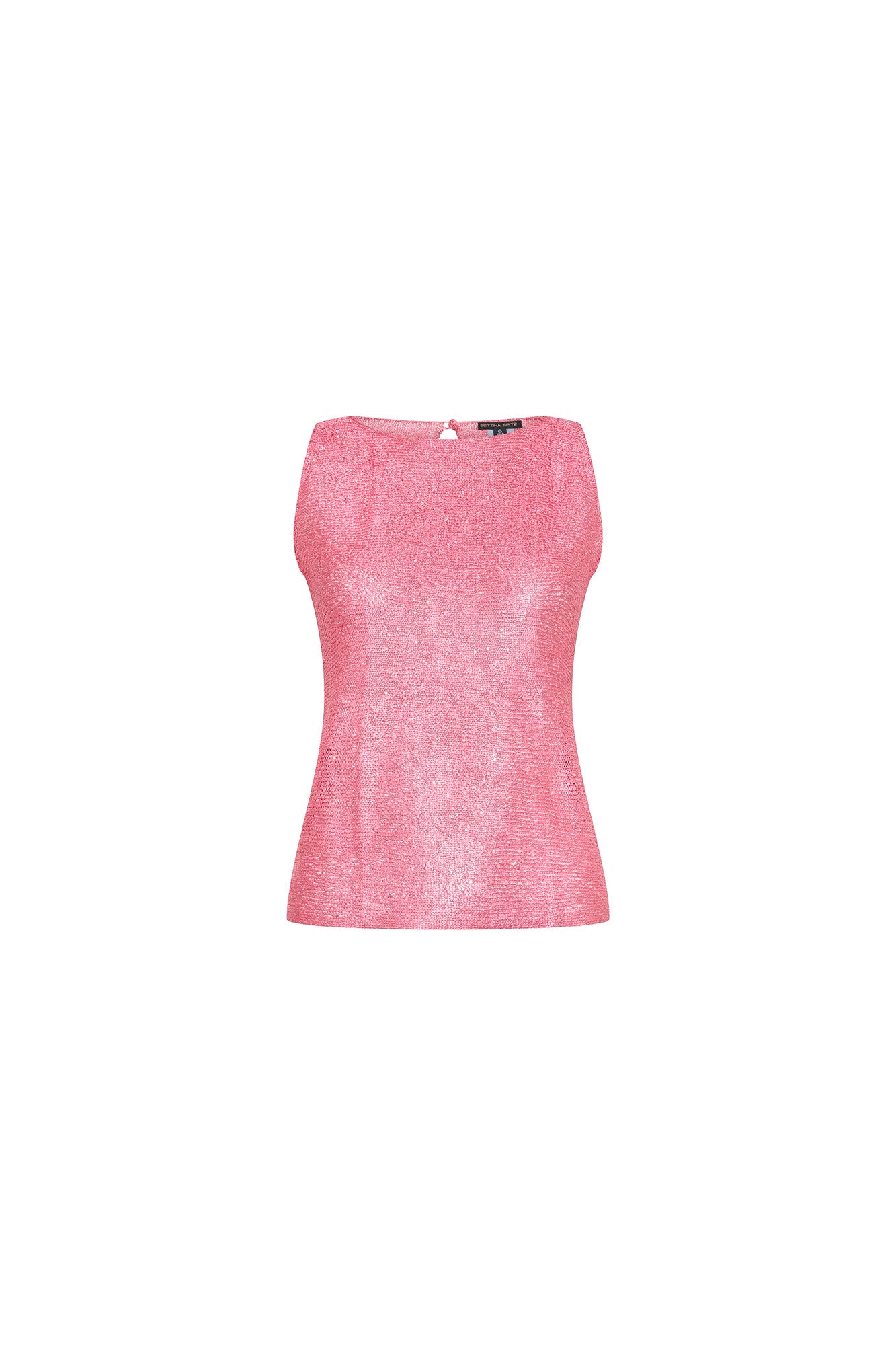 Petite Pink Sequin Top