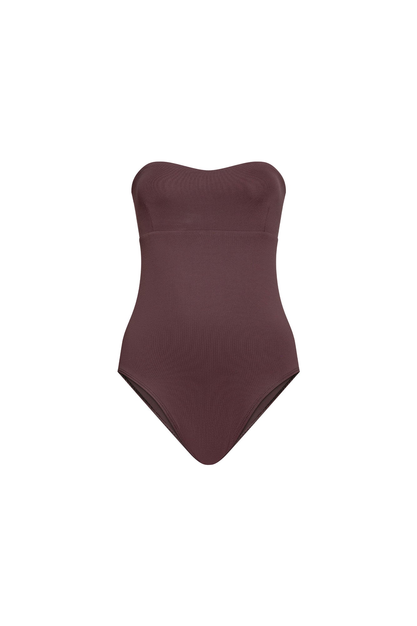 Brown One-Piece Swimsuit