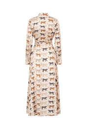 Vestido Camisero Est. Guepardo Duna