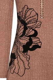 The Flor — Midi Dress Maxi Floral Embroidery