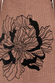 The Flor — Midi Dress Maxi Floral Embroidery