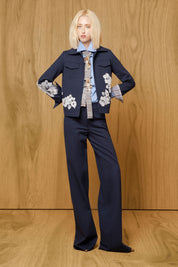Pantalón Patch Ancho Navy