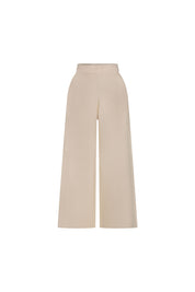 Sand Wide-Leg Linen Culottes